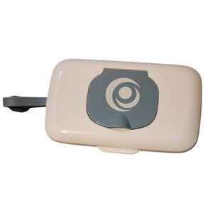 Monbebe reusable Cream and Gray Wipes Dispenser